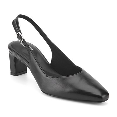 Rockport Women's Total Motion Mayla Slingback Classic Dress Pumps, Black, 6W