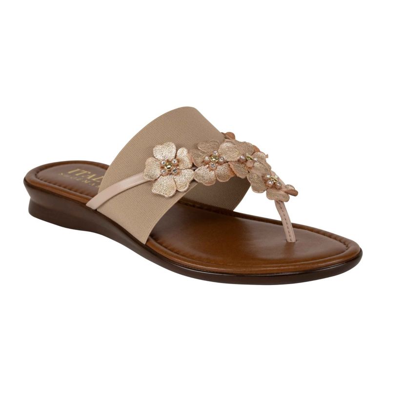 Ayelen Elastic Floral Sandal