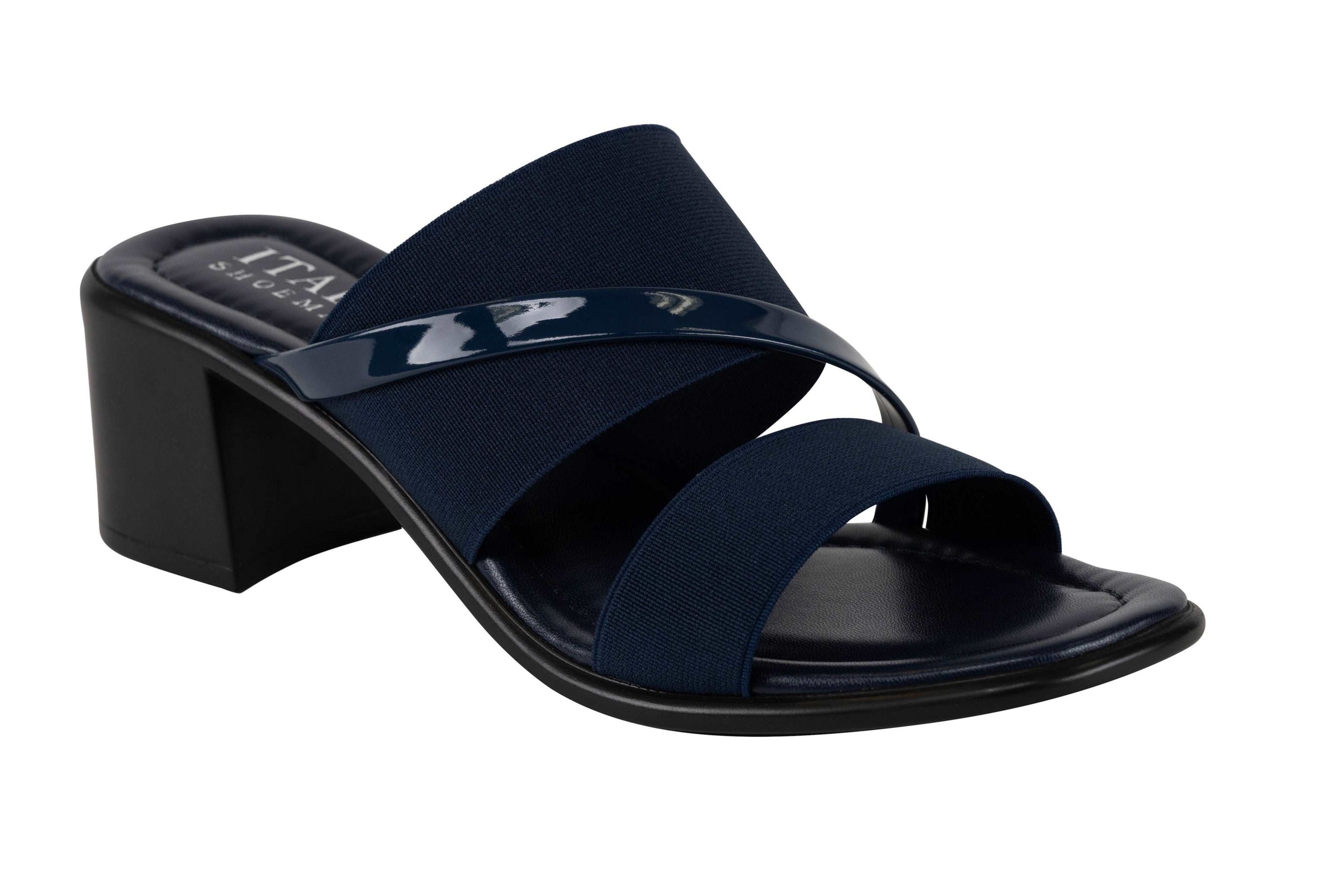 Laikin Elastic Block Heel