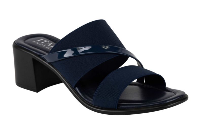 Laikin Elastic Block Heel