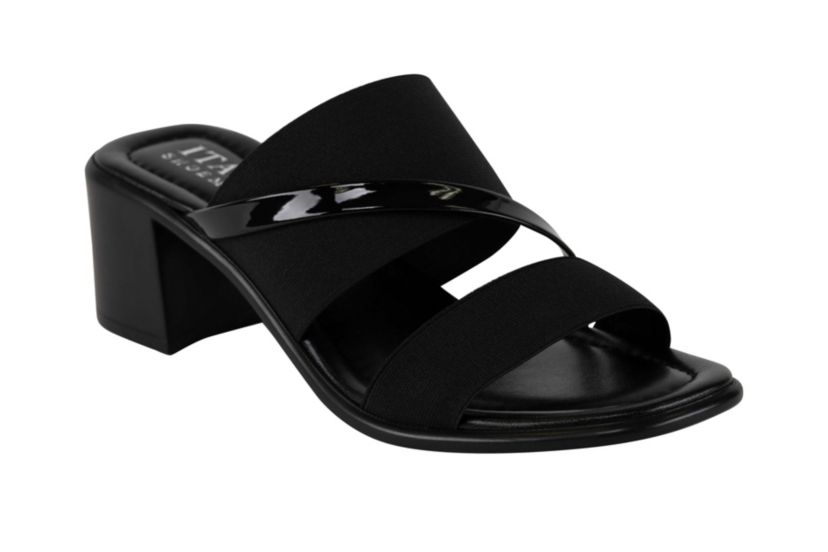 Laikin Elastic Block Heel
