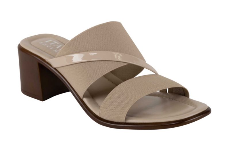 Laikin Elastic Block Heel