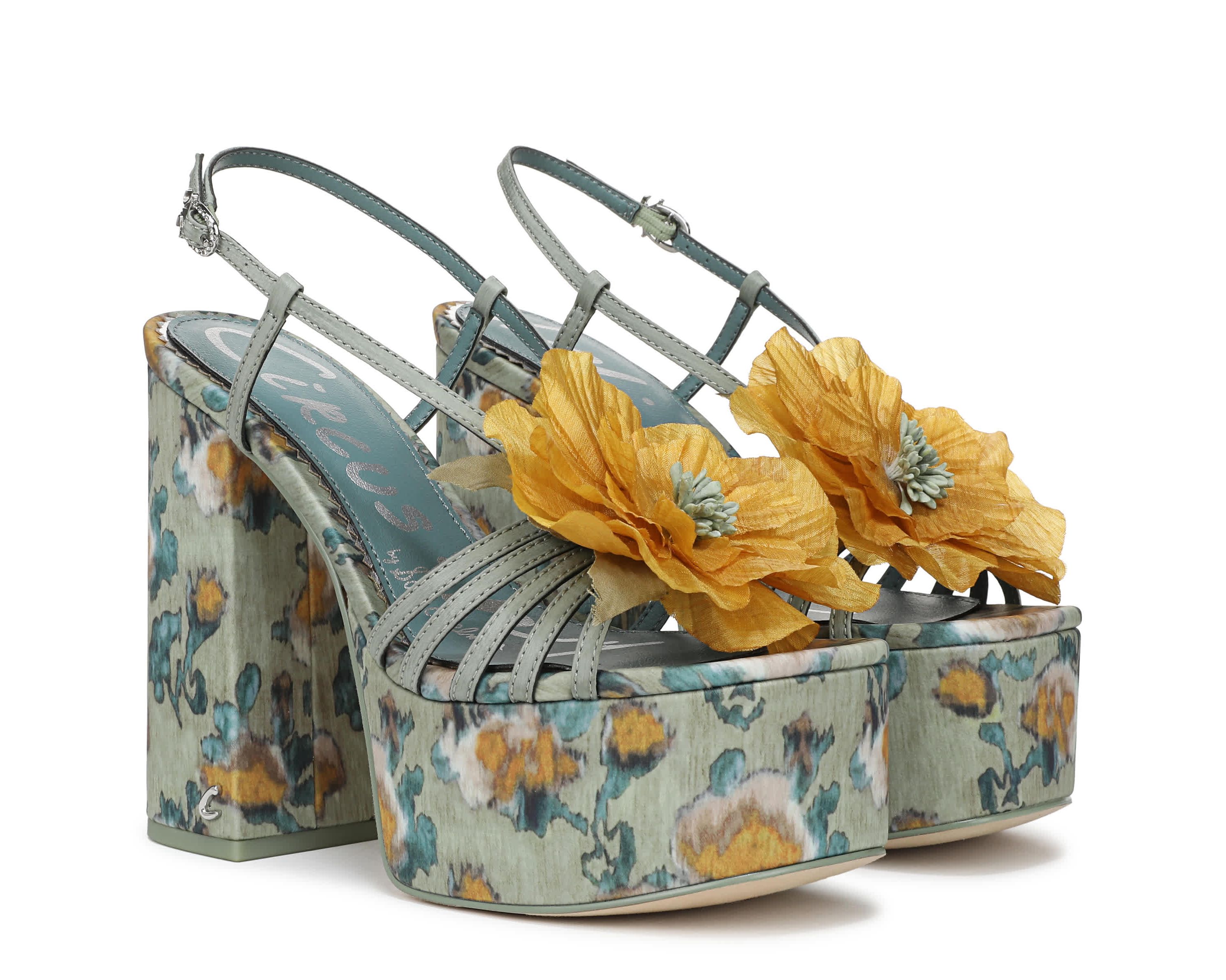 Siena Flower Platform Heel
