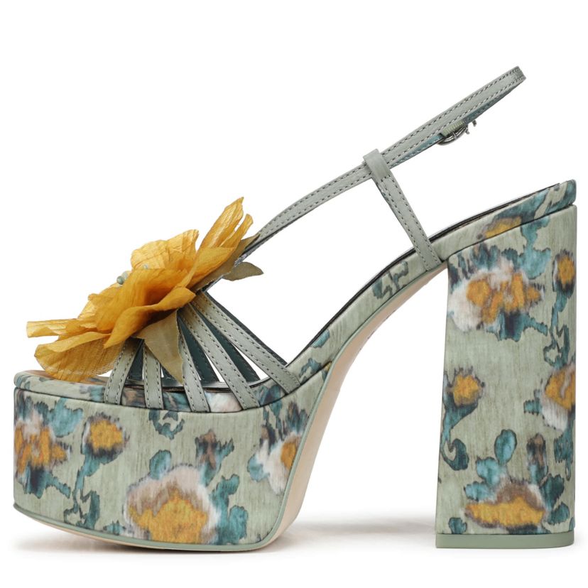 Siena Flower Platform Heel