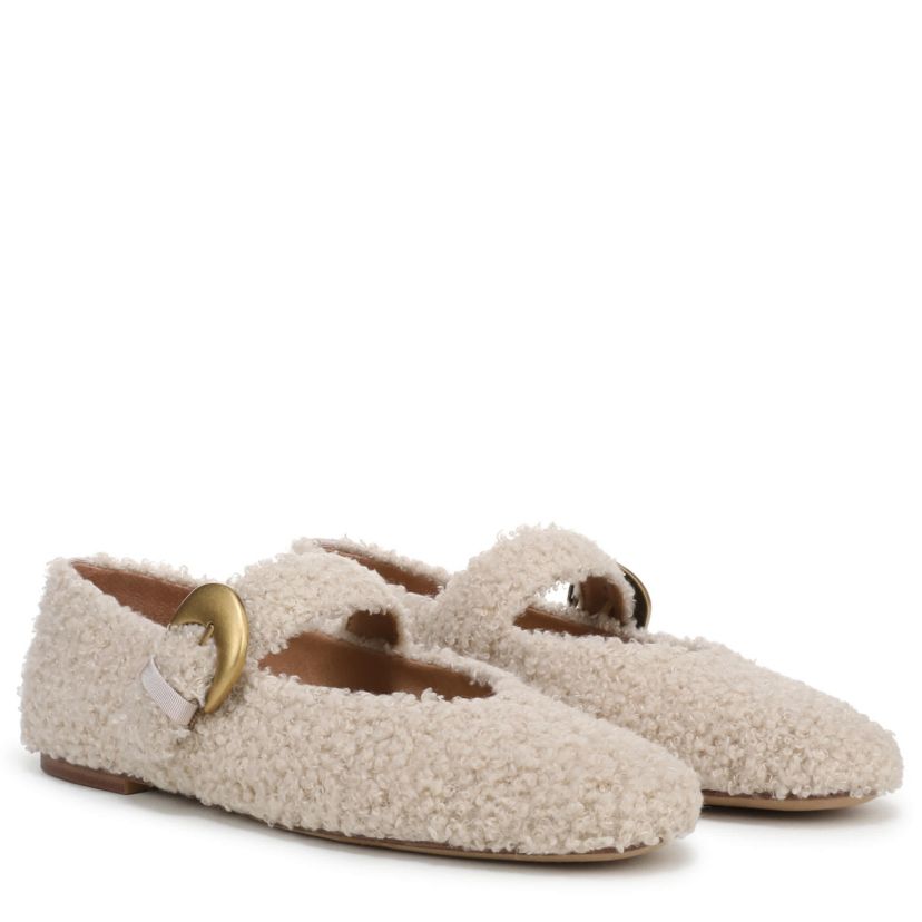 Bella Plush Mary Jane Flats