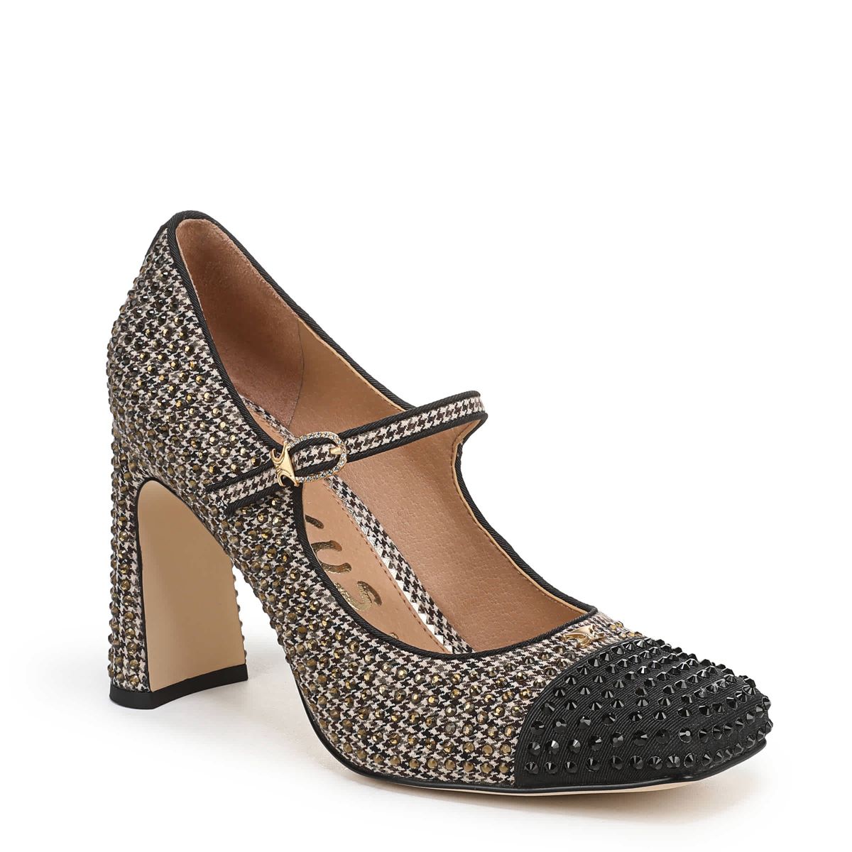 Elora Glitz Block Heel Mary Jane