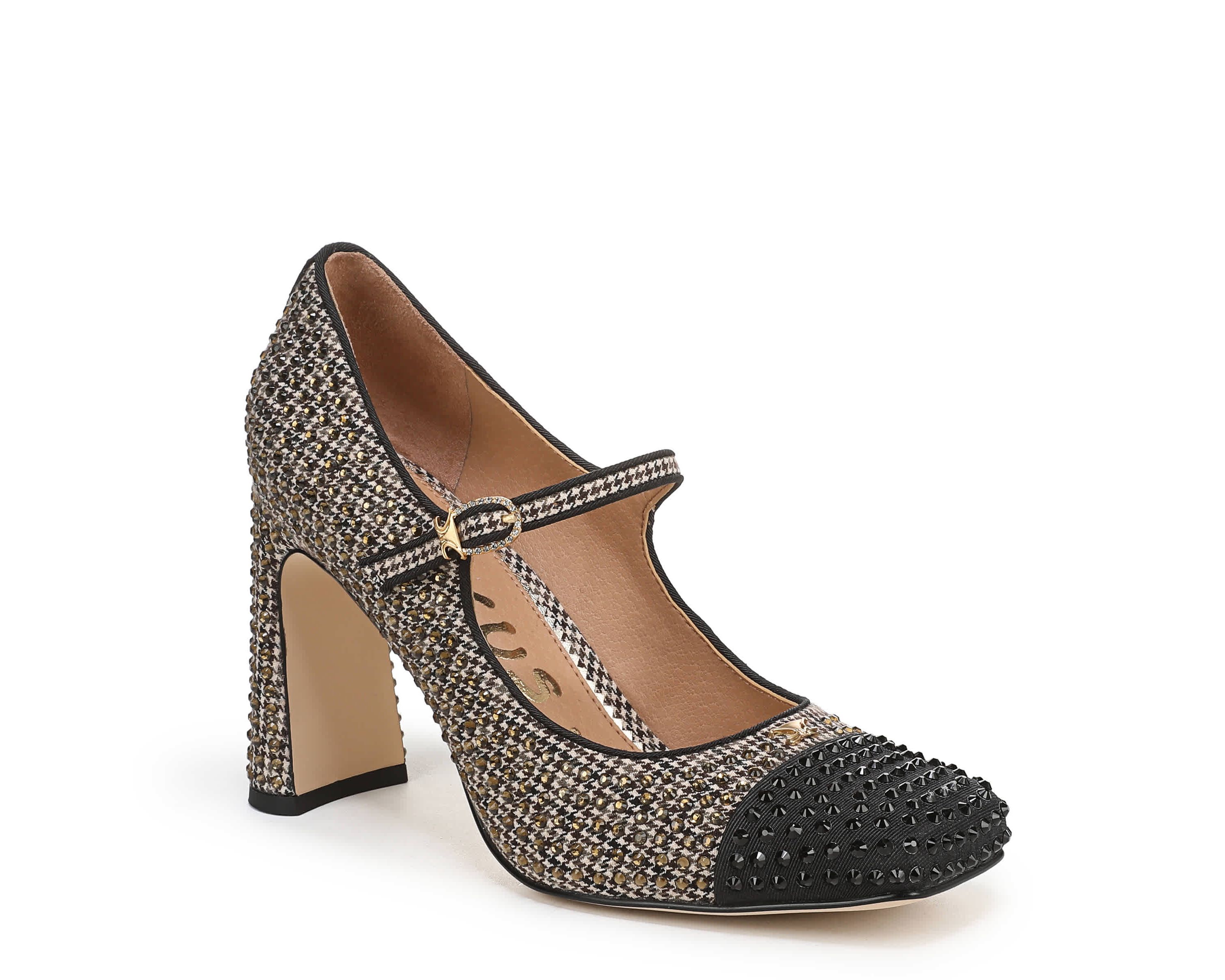 Elora Glitz Block Heel Mary Jane