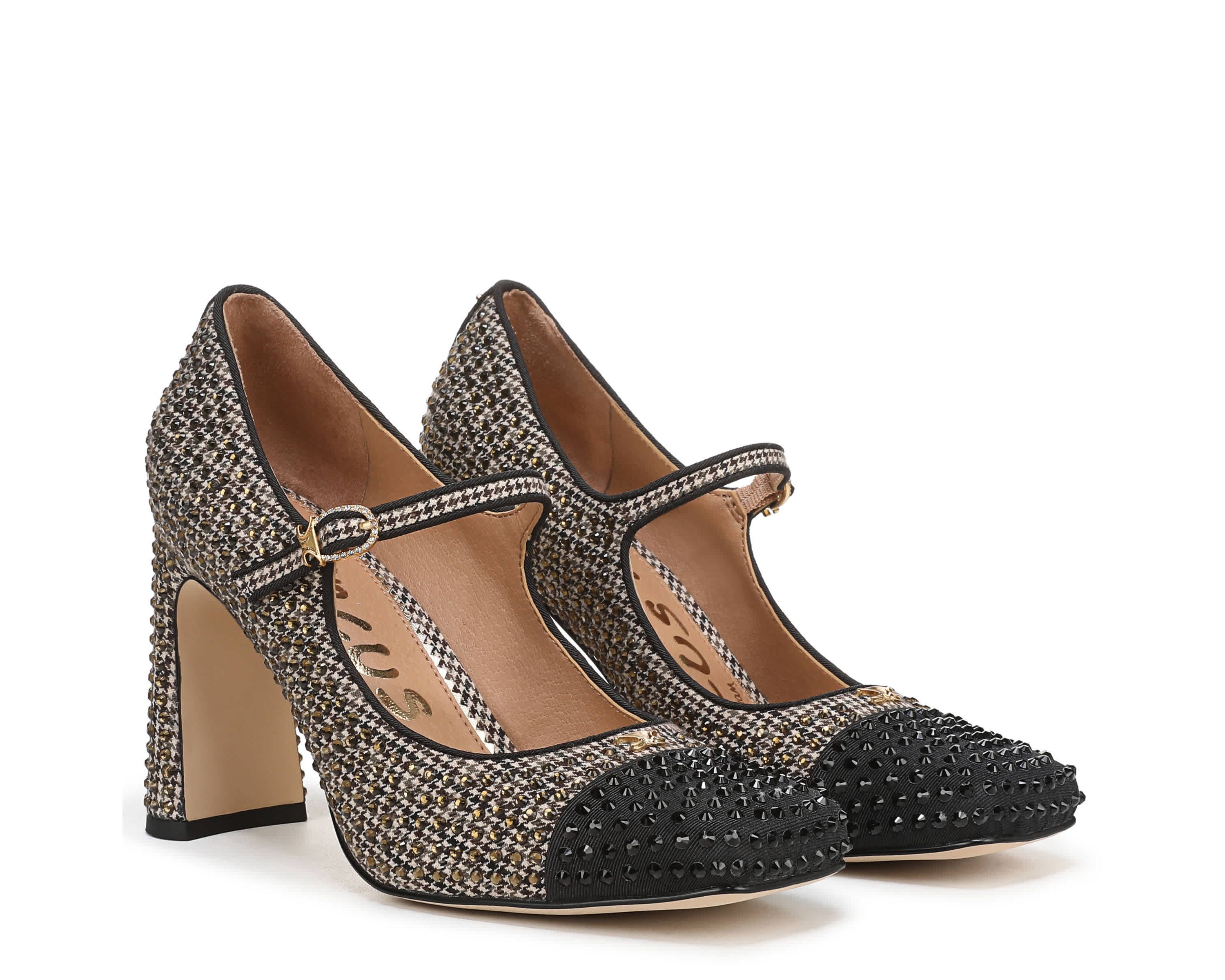 Elora Glitz Block Heel Mary Jane