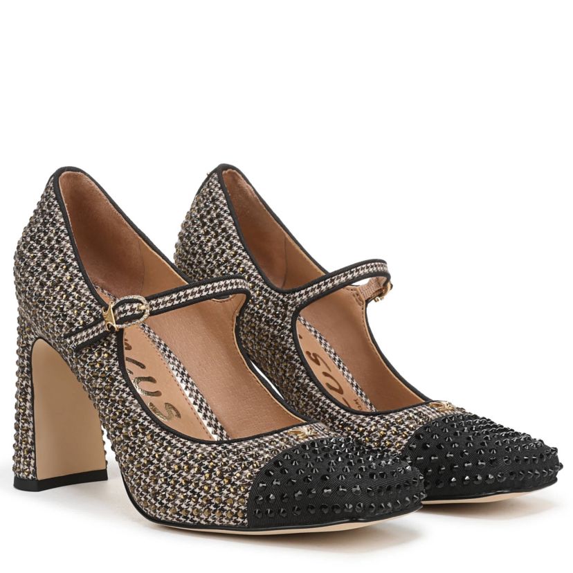 Elora Glitz Block Heel Mary Jane