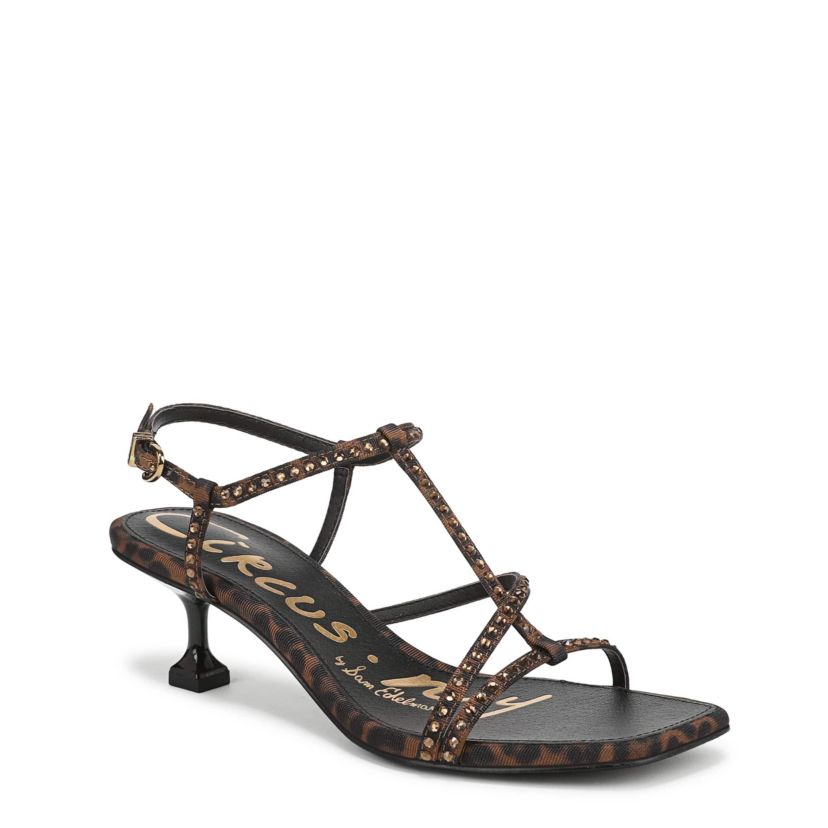 Jaida Glitz Kitten Heel Sandal