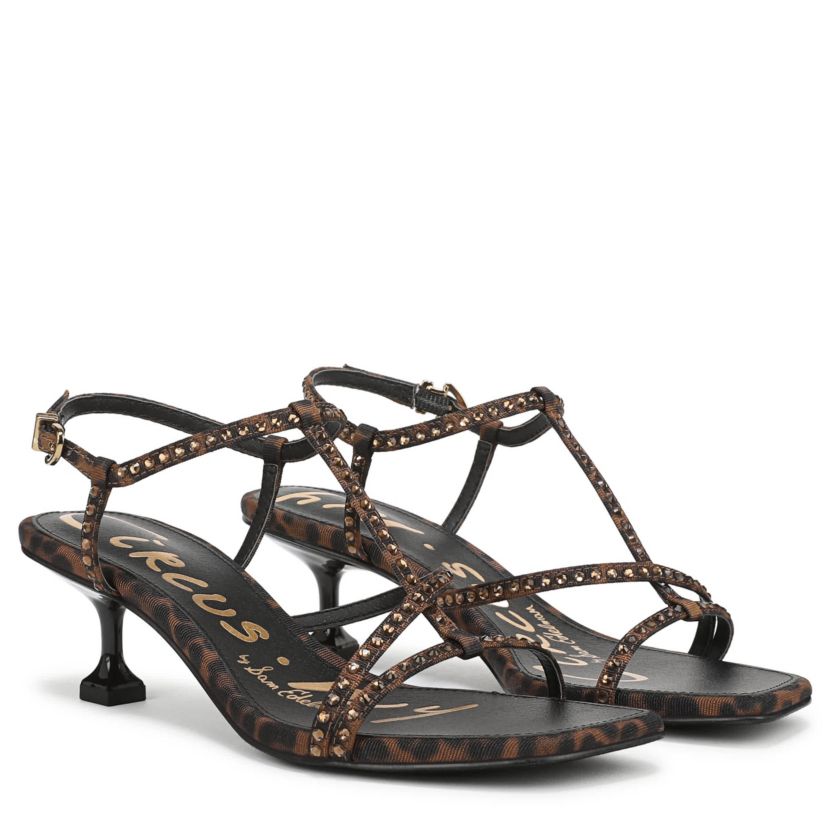 Jaida Glitz Kitten Heel Sandal