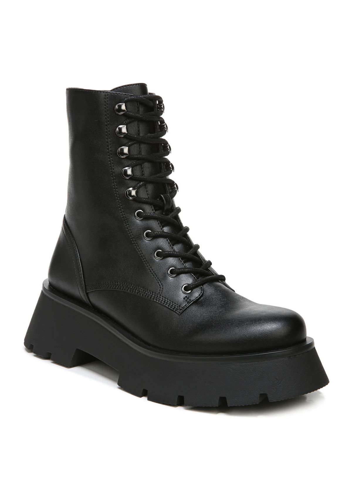 Lolita Lug Sole Combat Booties