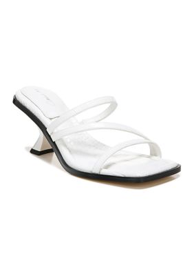 Felicity Slide White Croc Pt