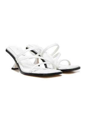 Felicity Slide White Croc Pt