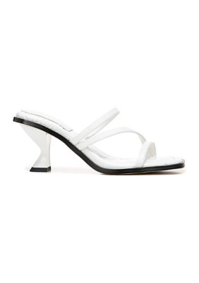 Felicity Slide White Croc Pt