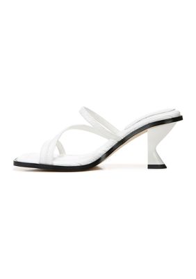 Felicity Slide White Croc Pt