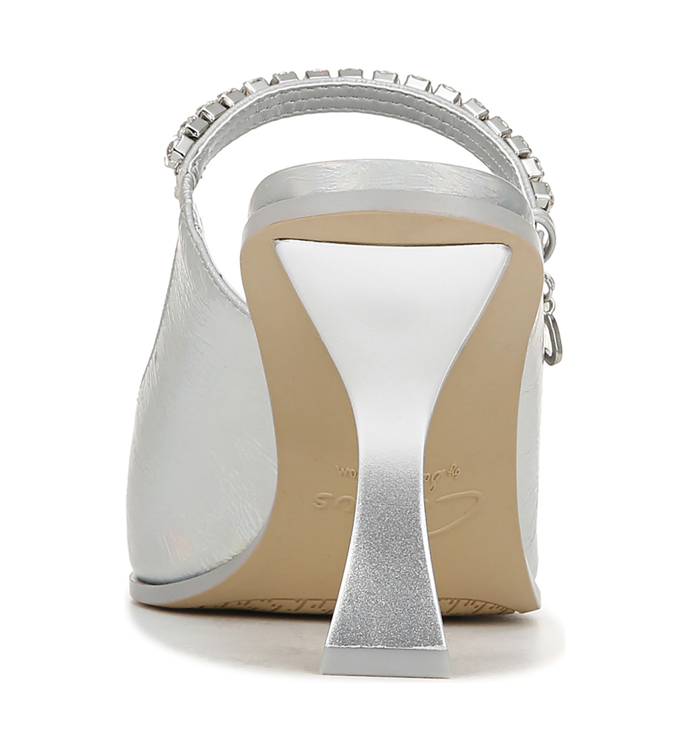 Silver Dress Mules