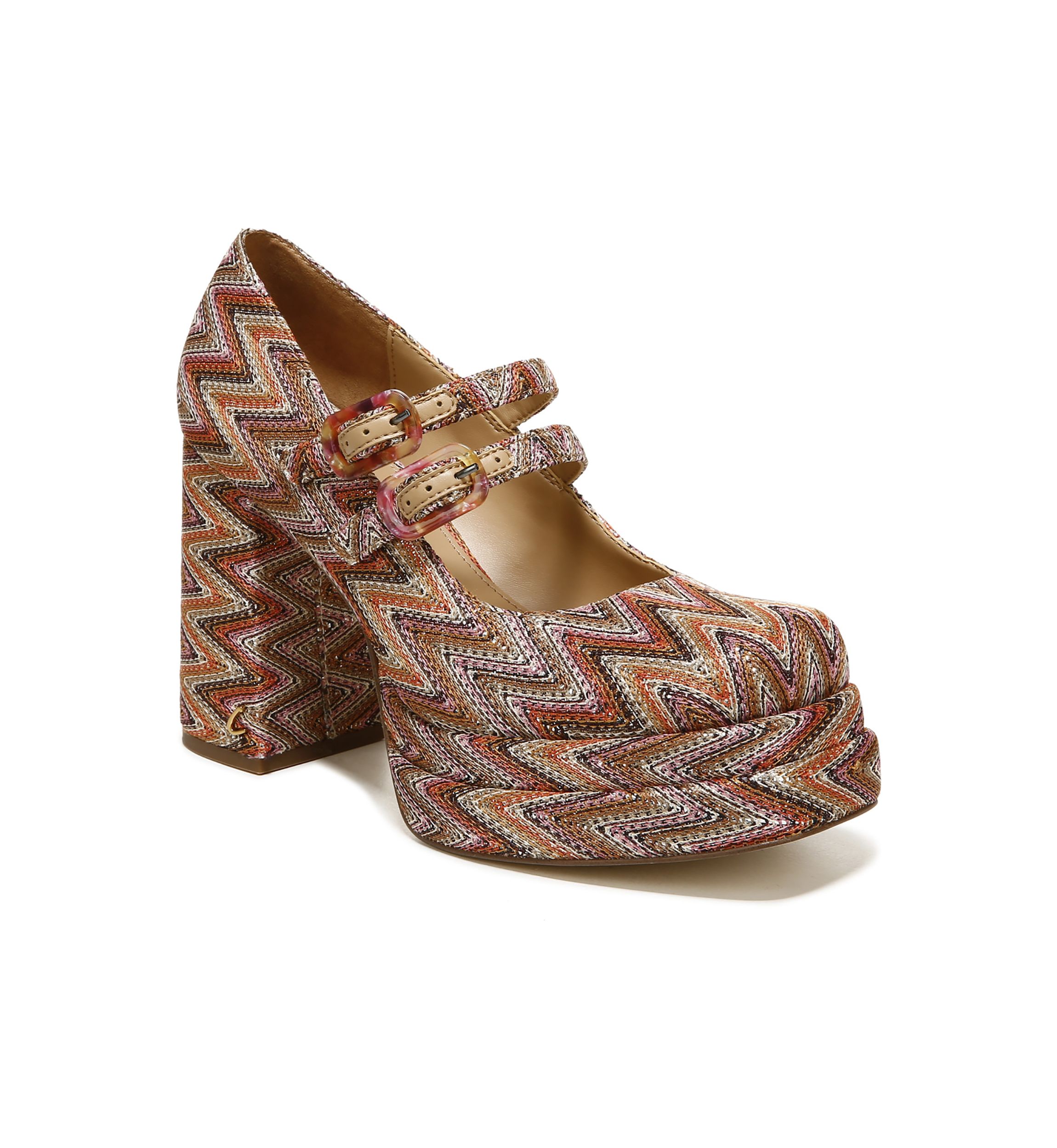 Pepper Platform Mary Janes Heels