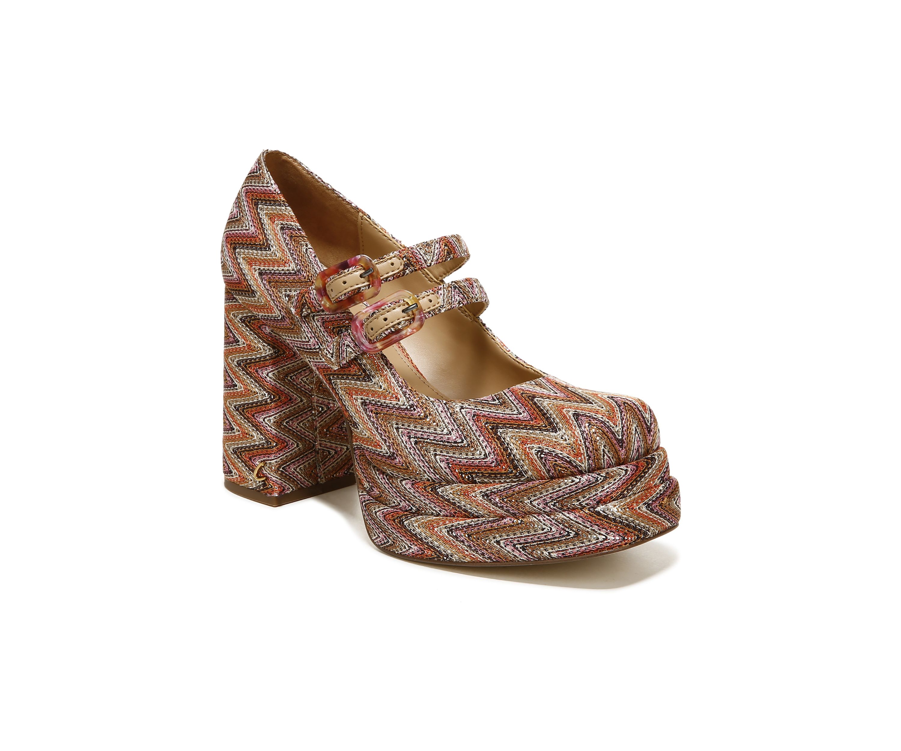 Pepper Platform Mary Janes Heels