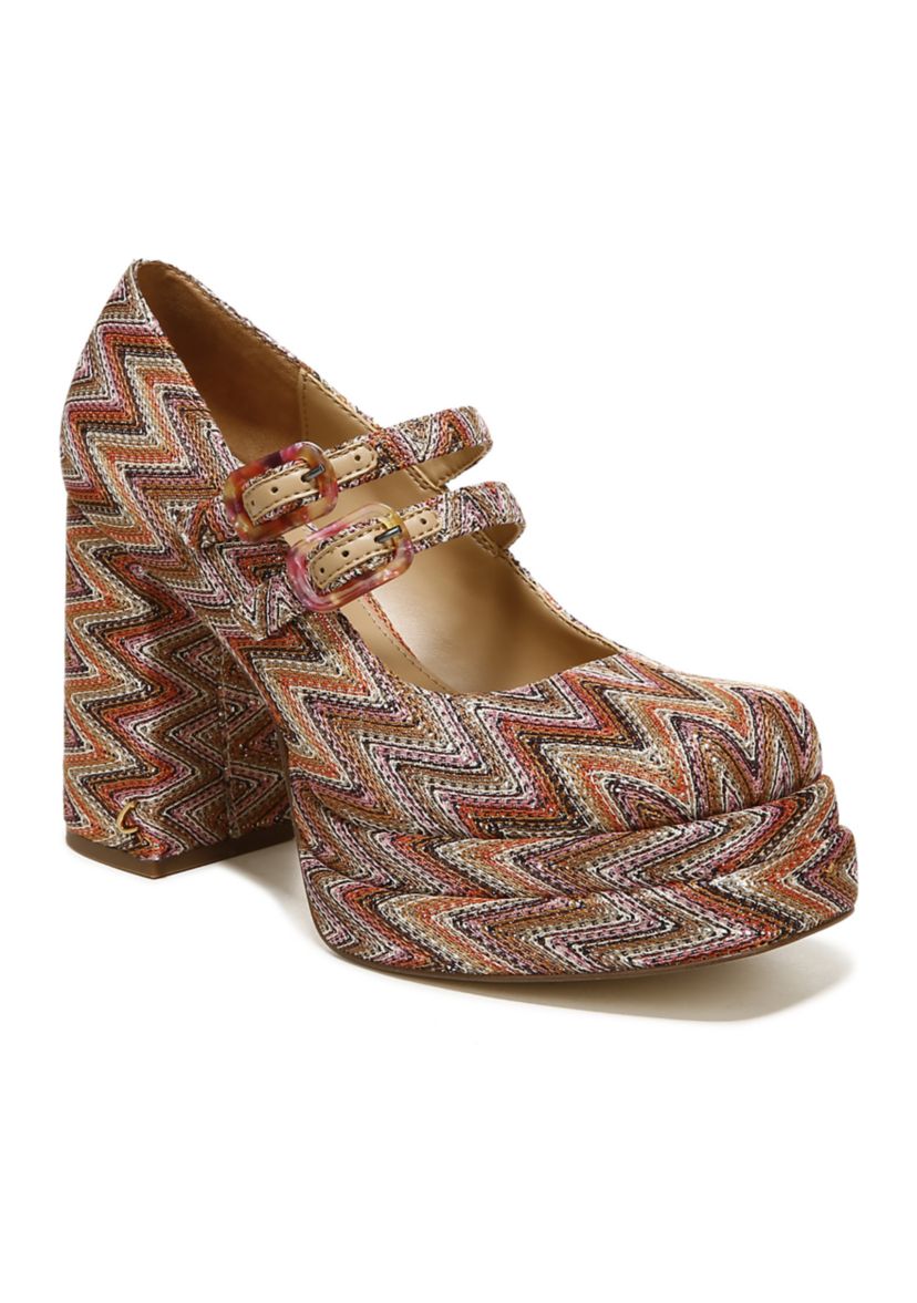 Pepper Platform Mary Janes Heels