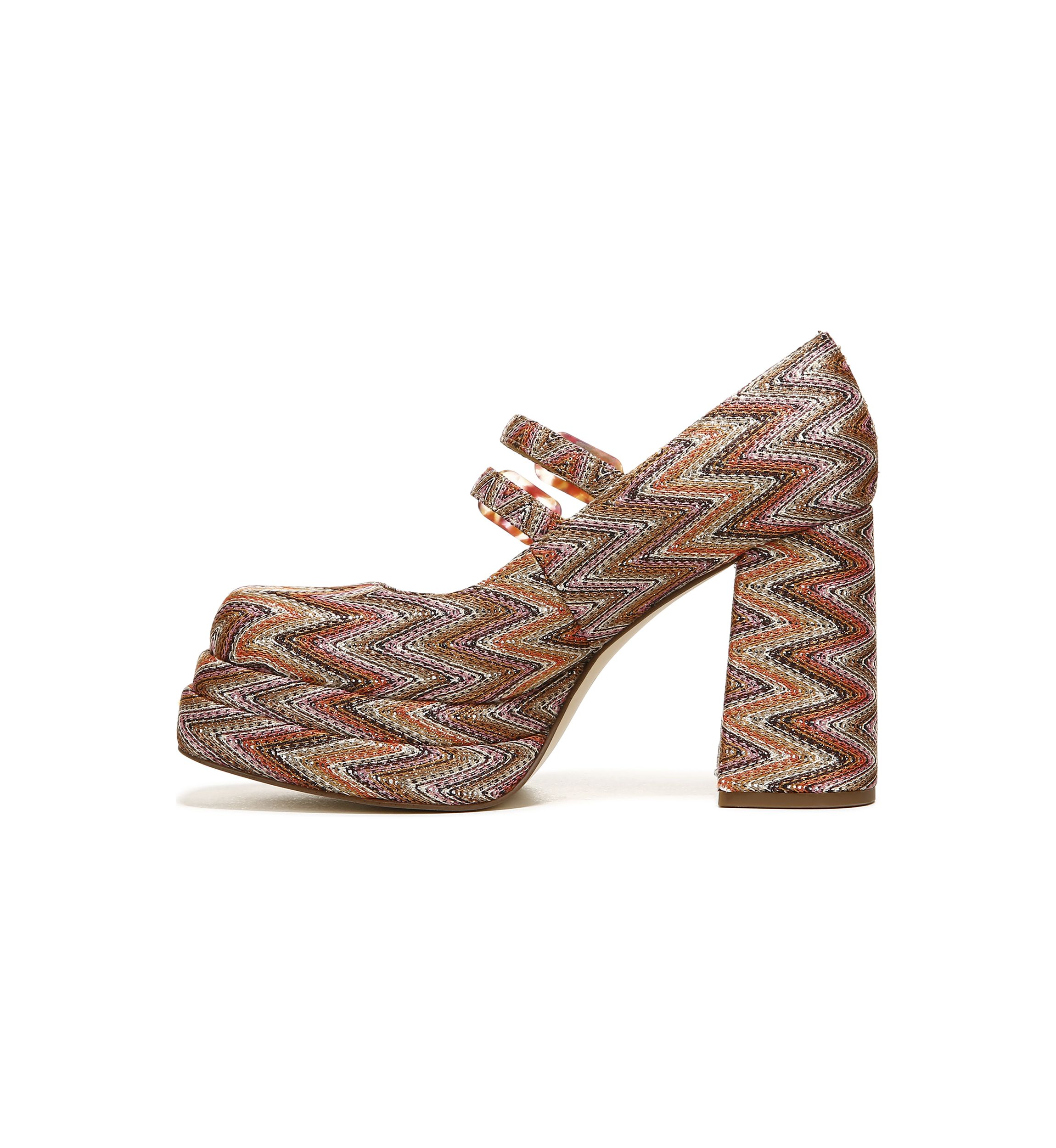 Pepper Platform Mary Janes Heels