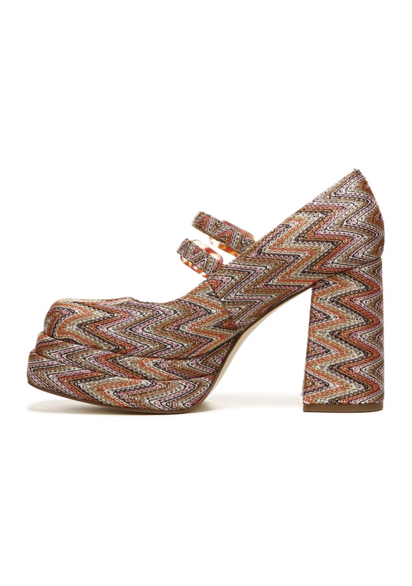 Pepper Platform Mary Janes Heels