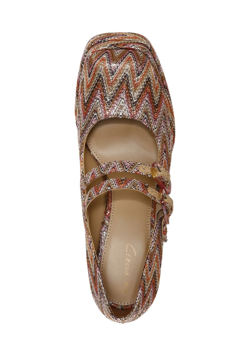 Pepper Platform Mary Janes Heels