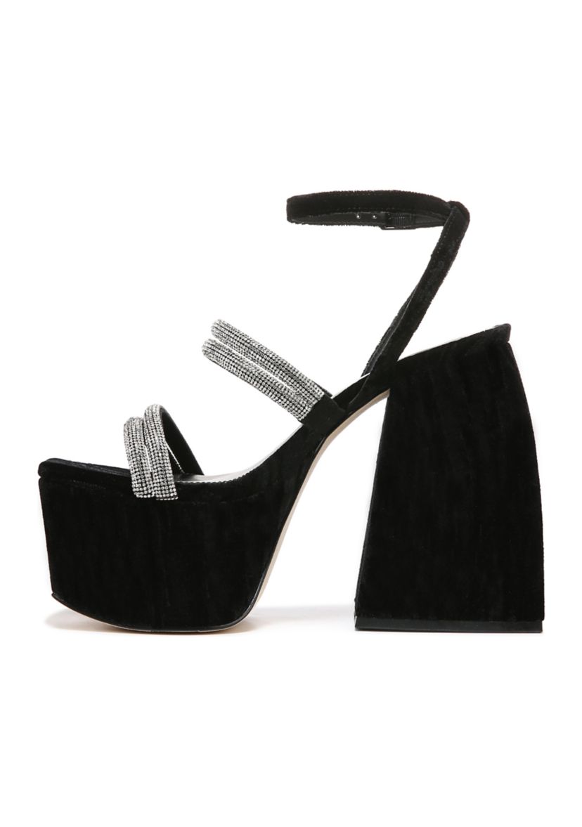 Mila Jewel Embellished Platform Heeled Sandals 