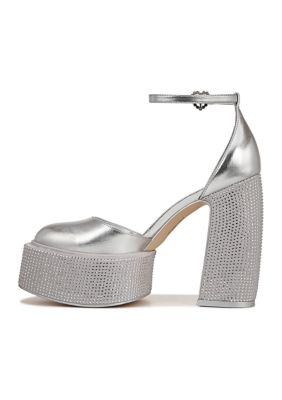 Belk store silver heels