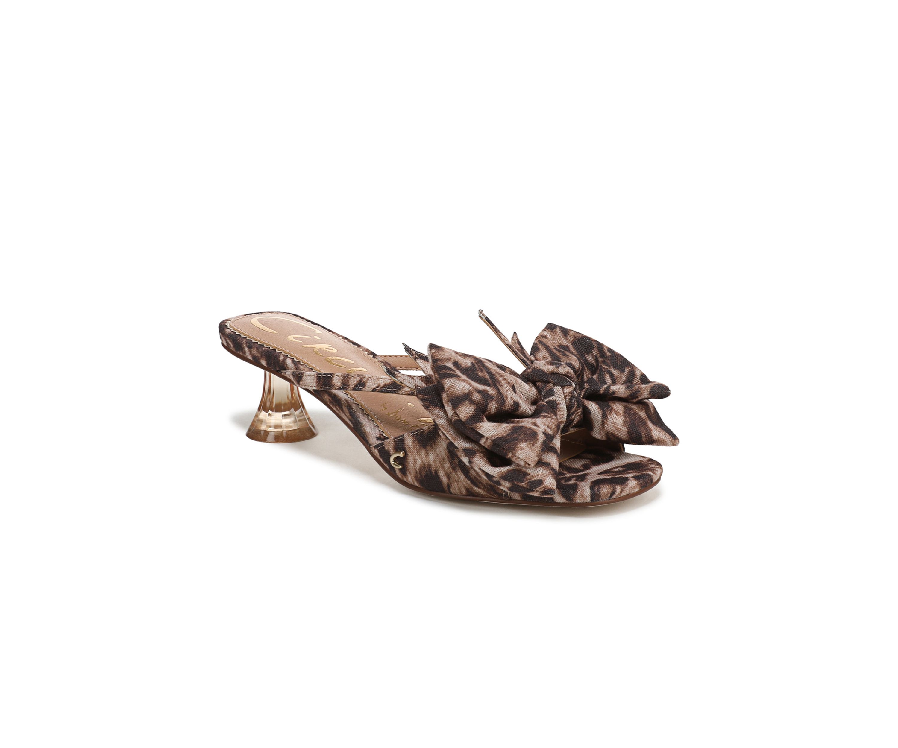 Natalina Bow Kitten Sandals