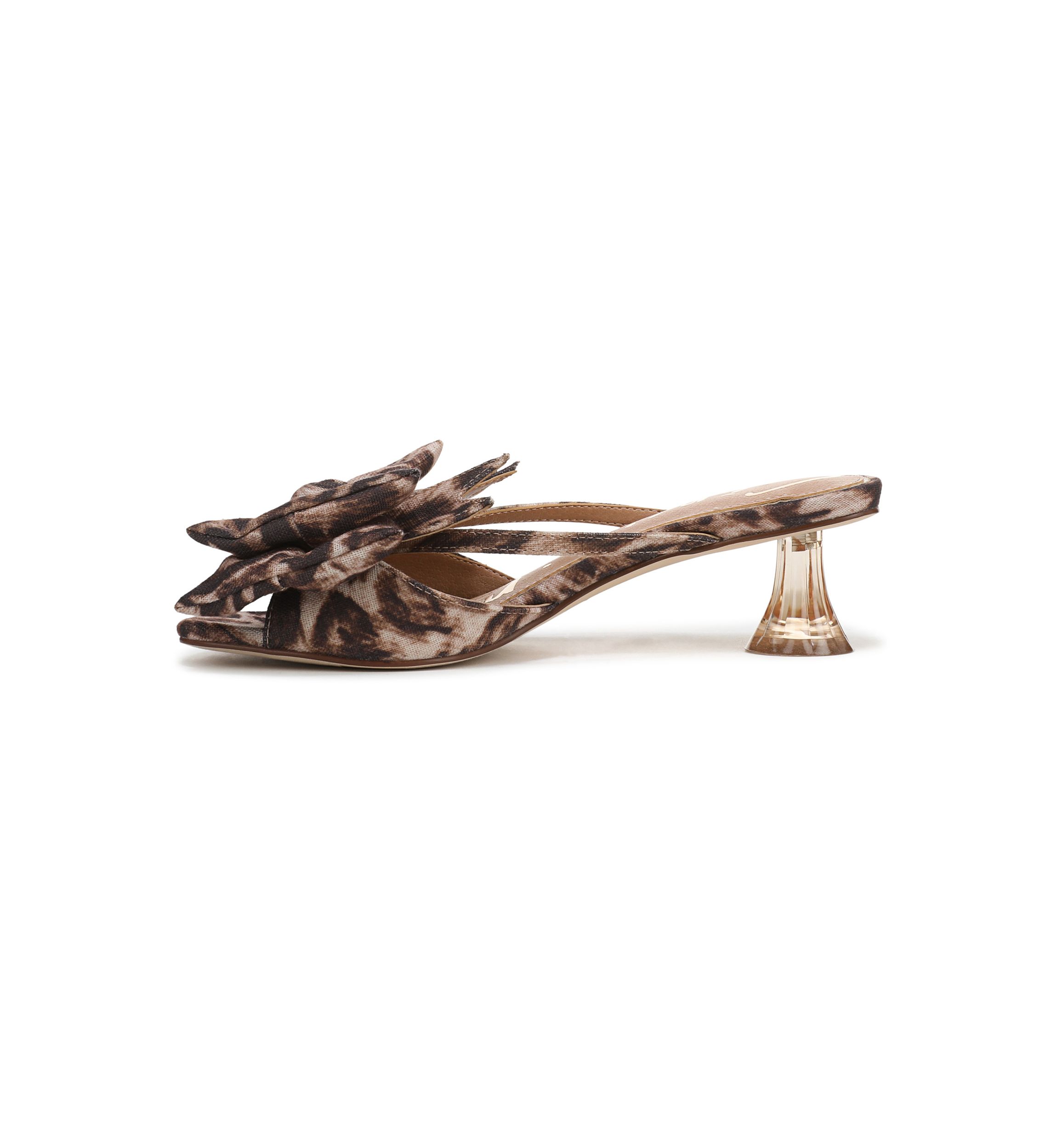 Natalina Bow Kitten Sandals