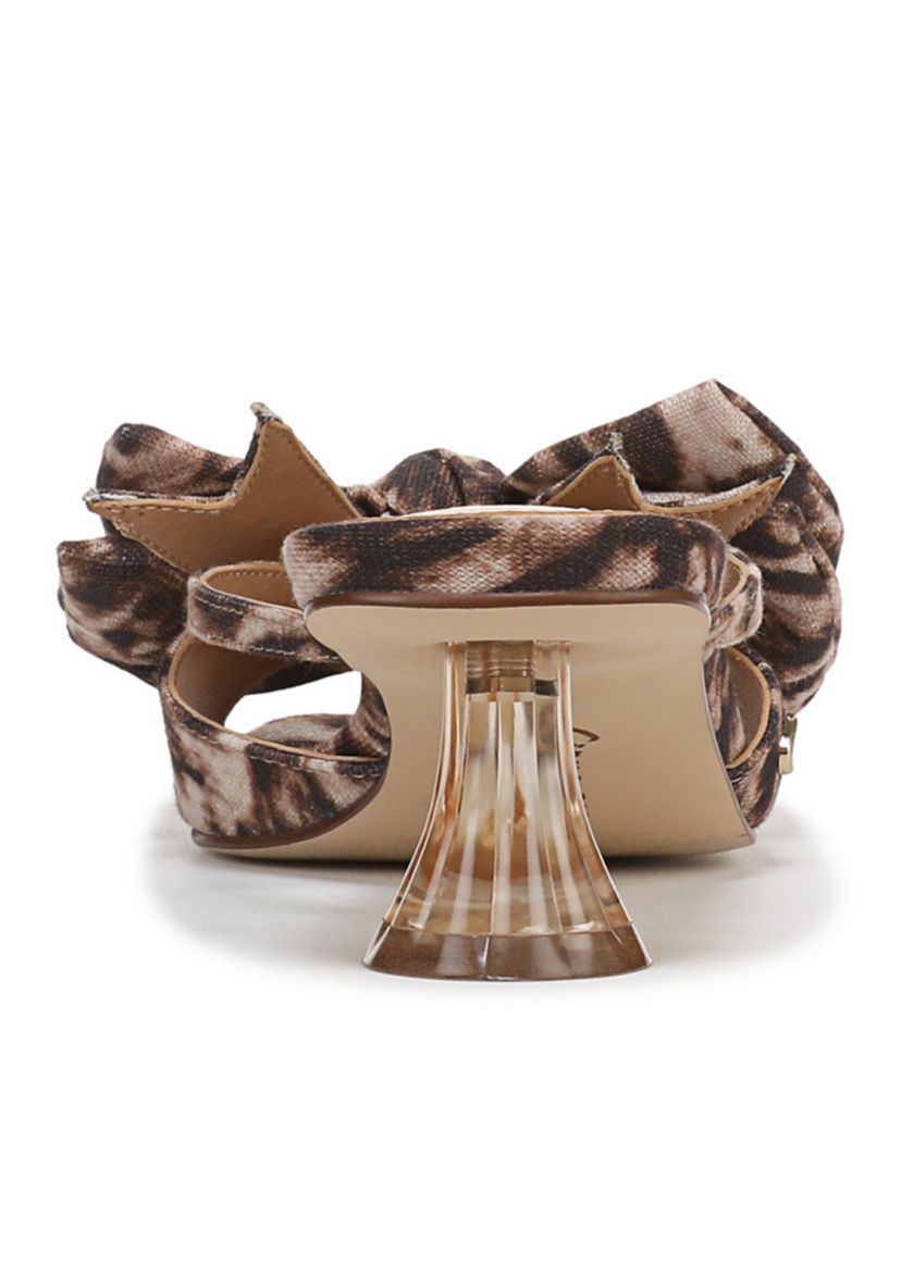 Natalina Bow Kitten Sandals