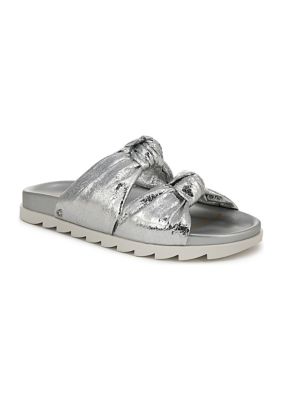 Circus NY by Sam Edelman Women's Estelle Slide Sandals, Silver, 8M