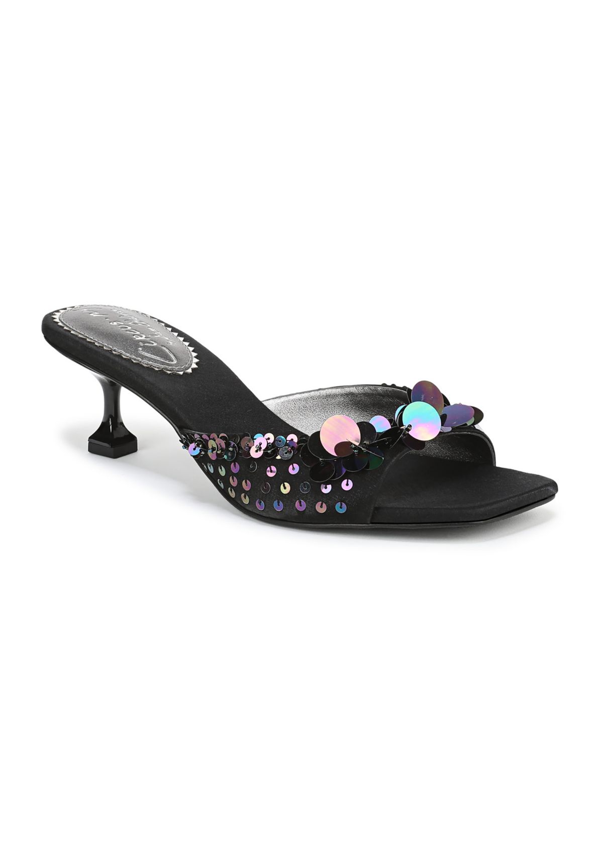Juliana Kitten Heel Mule Sandals 