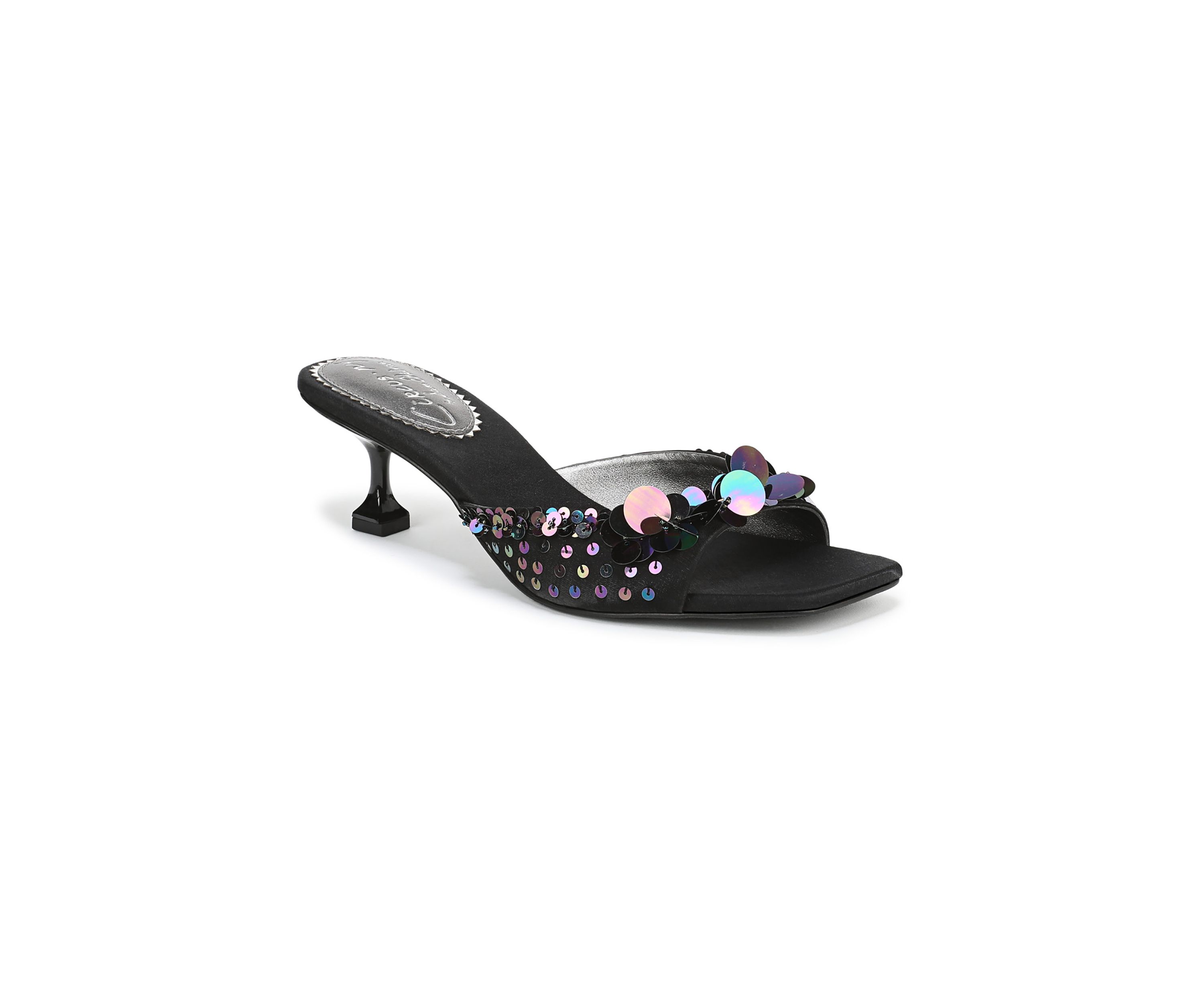 Juliana Kitten Heel Mule Sandals 