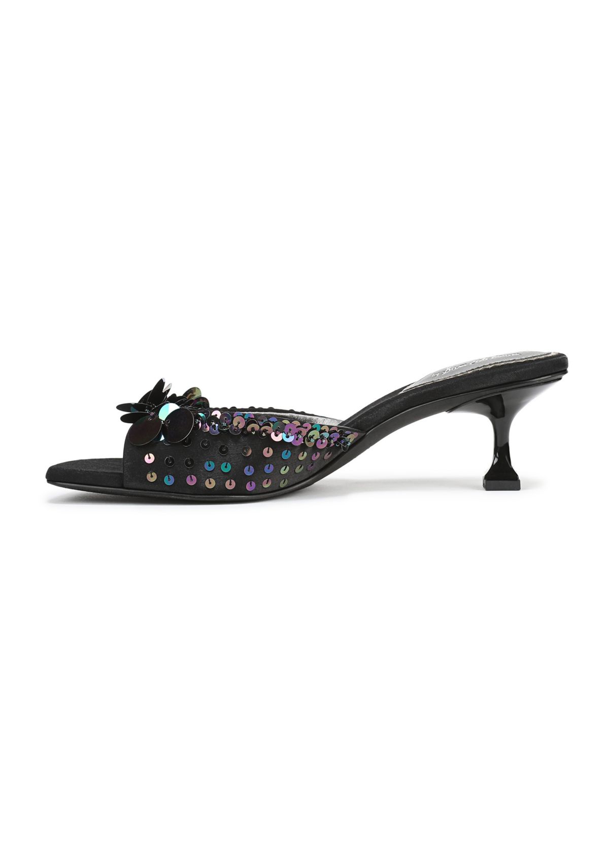 Juliana Kitten Heel Mule Sandals 