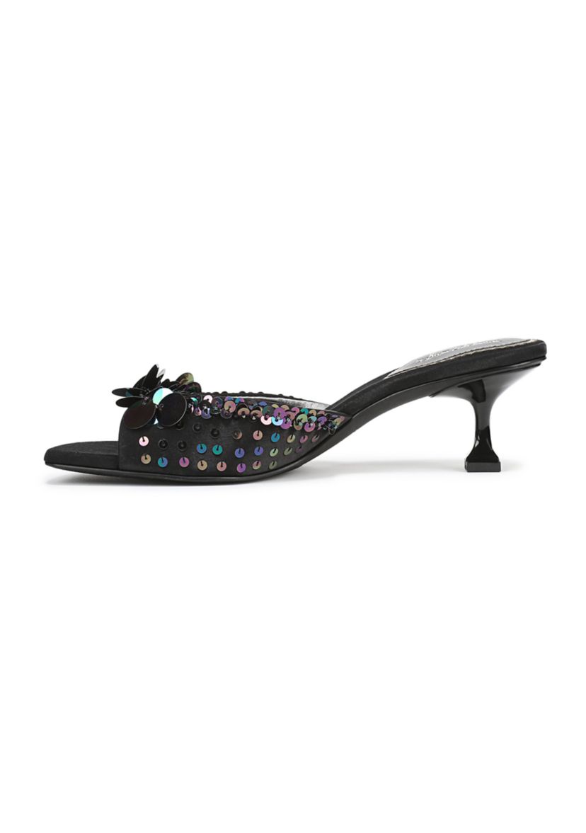 Juliana Kitten Heel Mule Sandals 
