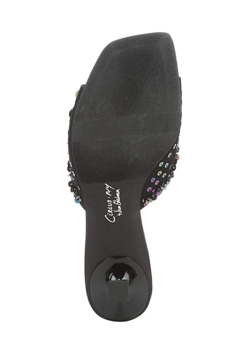 Juliana Kitten Heel Mule Sandals 