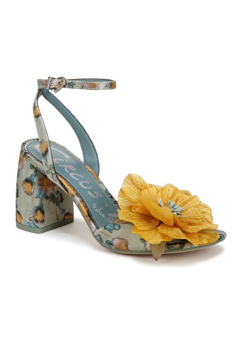 Aria Flower  Heeled Sandals