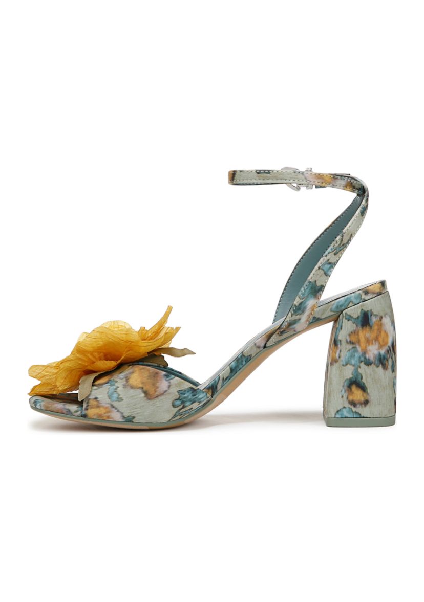 Aria Flower  Heeled Sandals