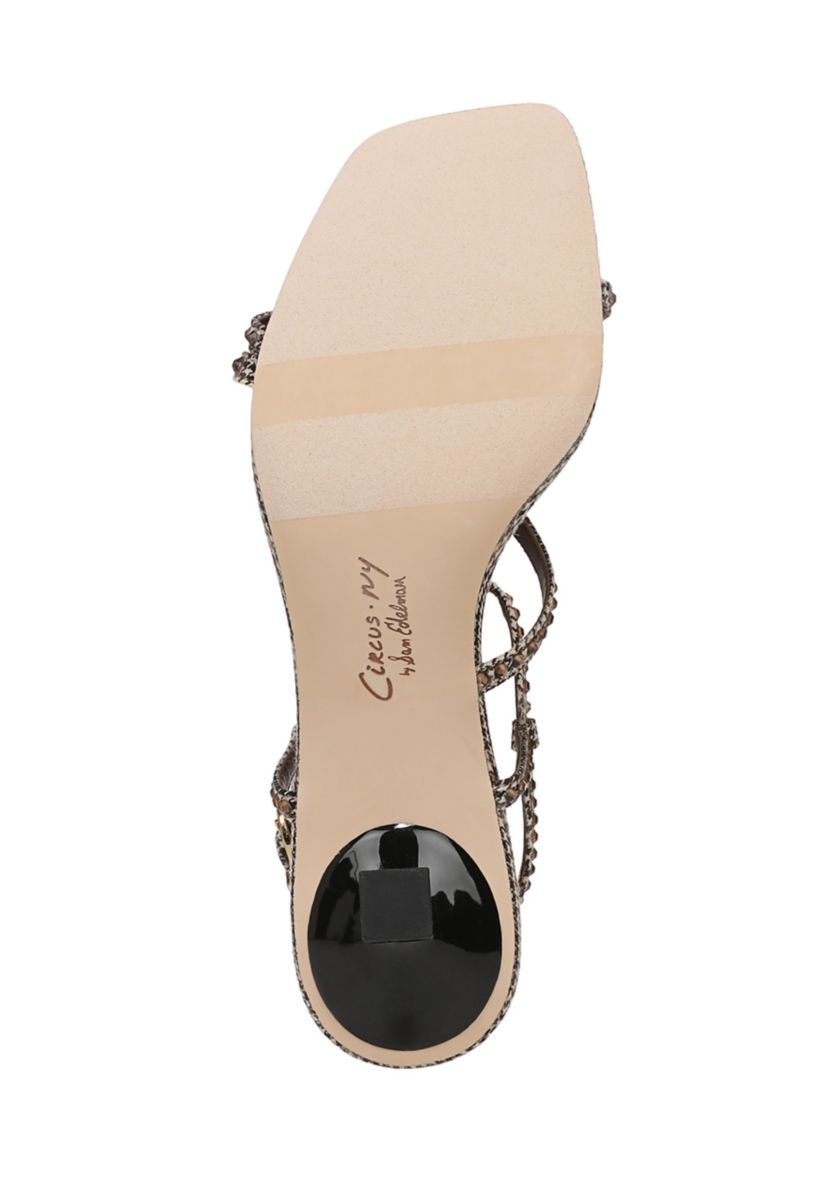 Jaida Strappy Kitten Heel Sandals