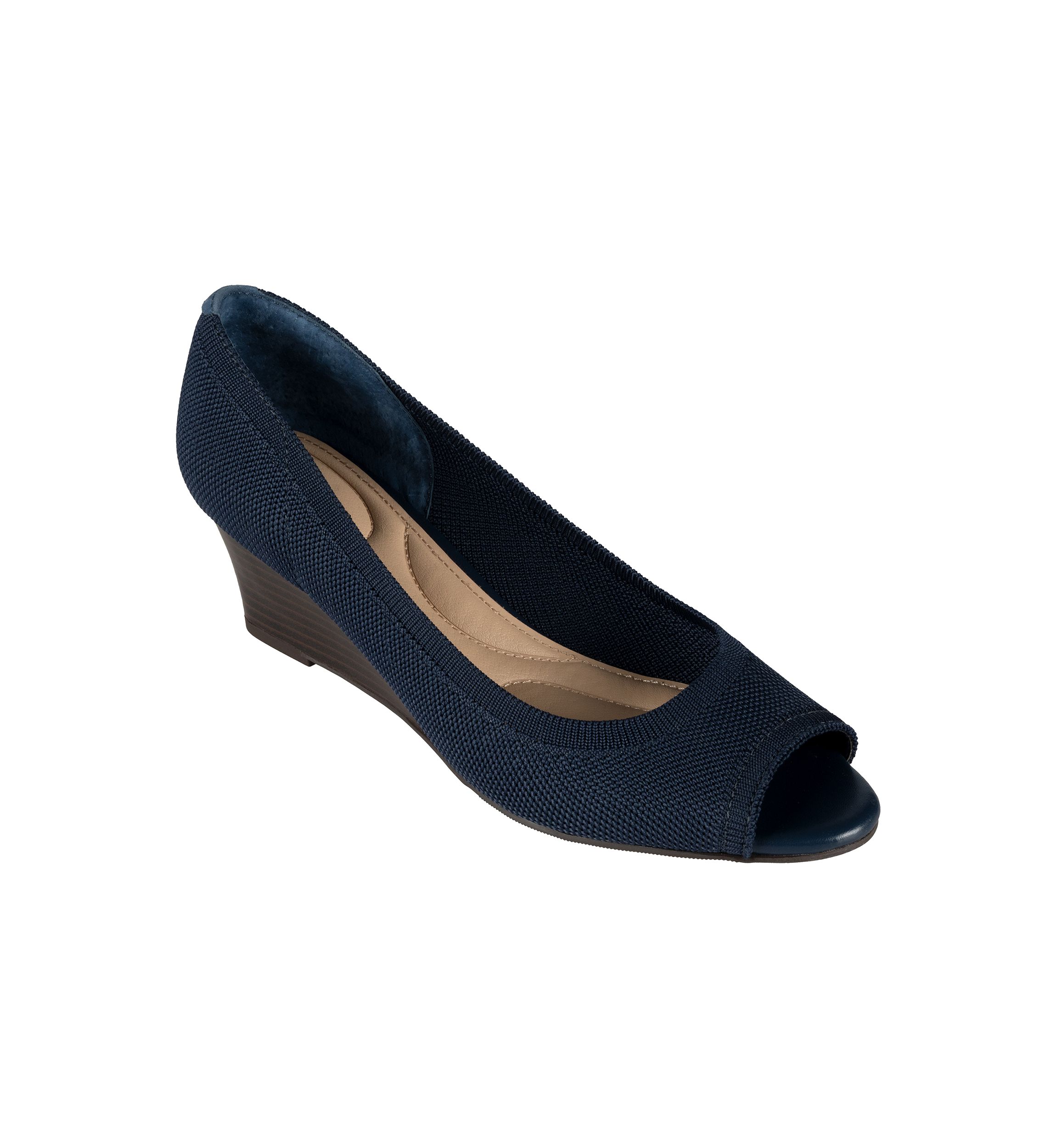 Sandra Knit Wedge Pumps