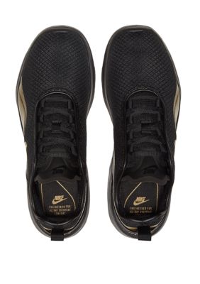 Nike air max motion 2 hot sale women's sneakers black and gold