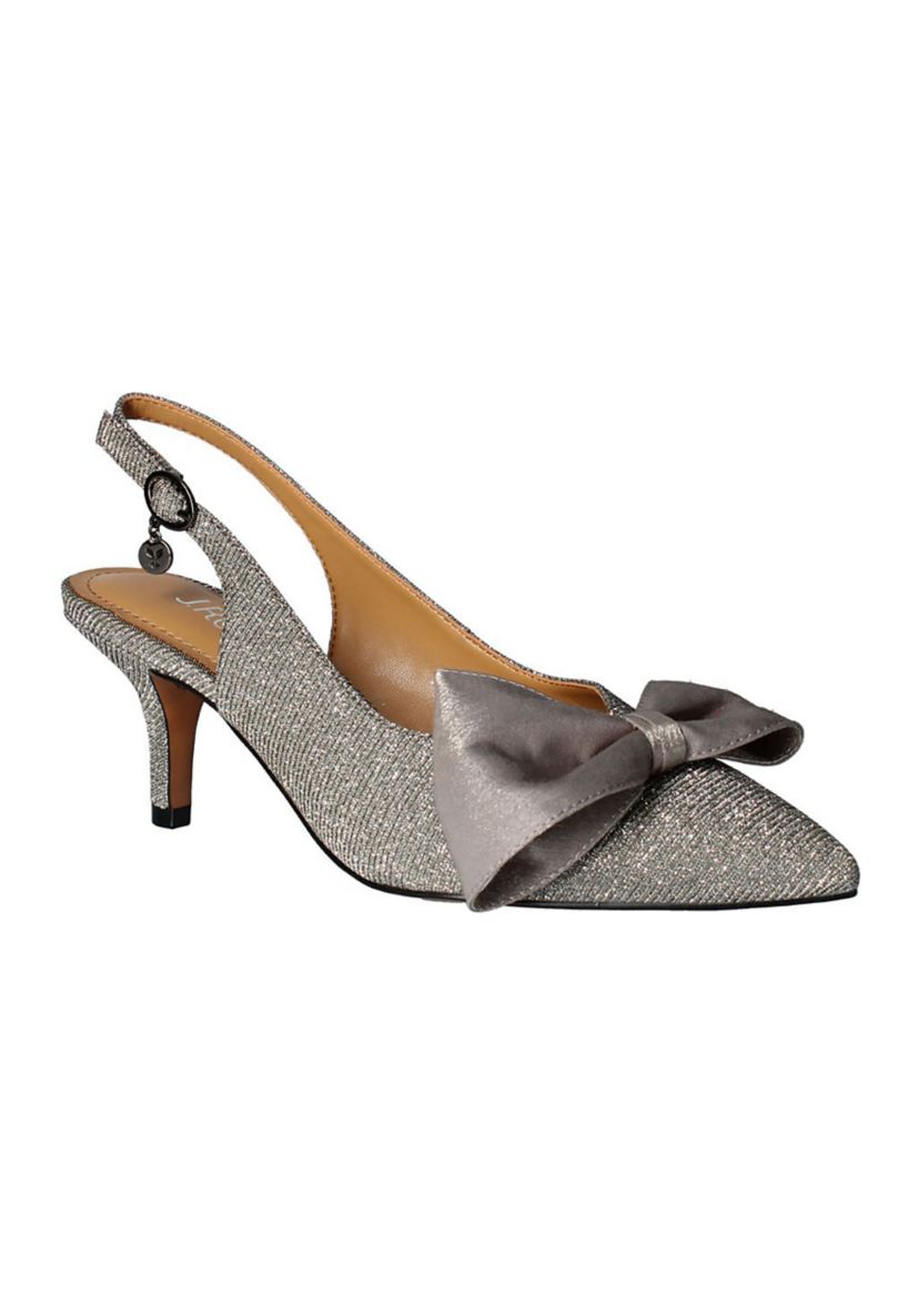j. renee charlotte glitter dress pumps J.Renee | Shoes | Jrenee Charlotte Glitter Pumps In Pewter Size 85 Womens  New In Box