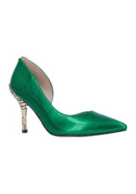 J Reneé Women's Jeanine 2 Piece Pumps, Green, 7M
