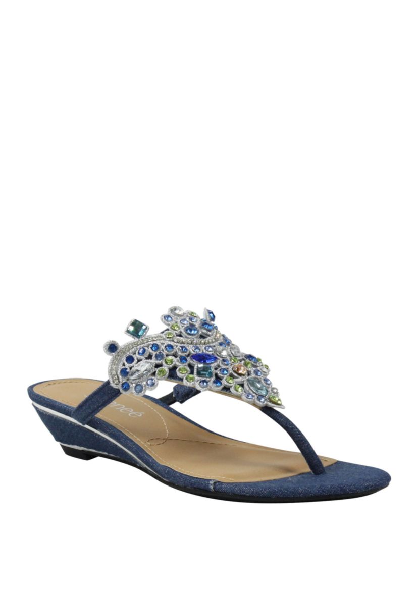 Marisella Low Wedge Sandals