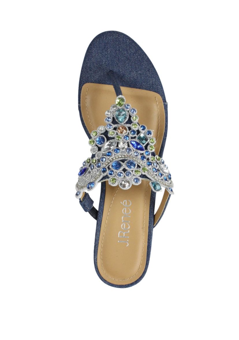 Marisella Low Wedge Sandals
