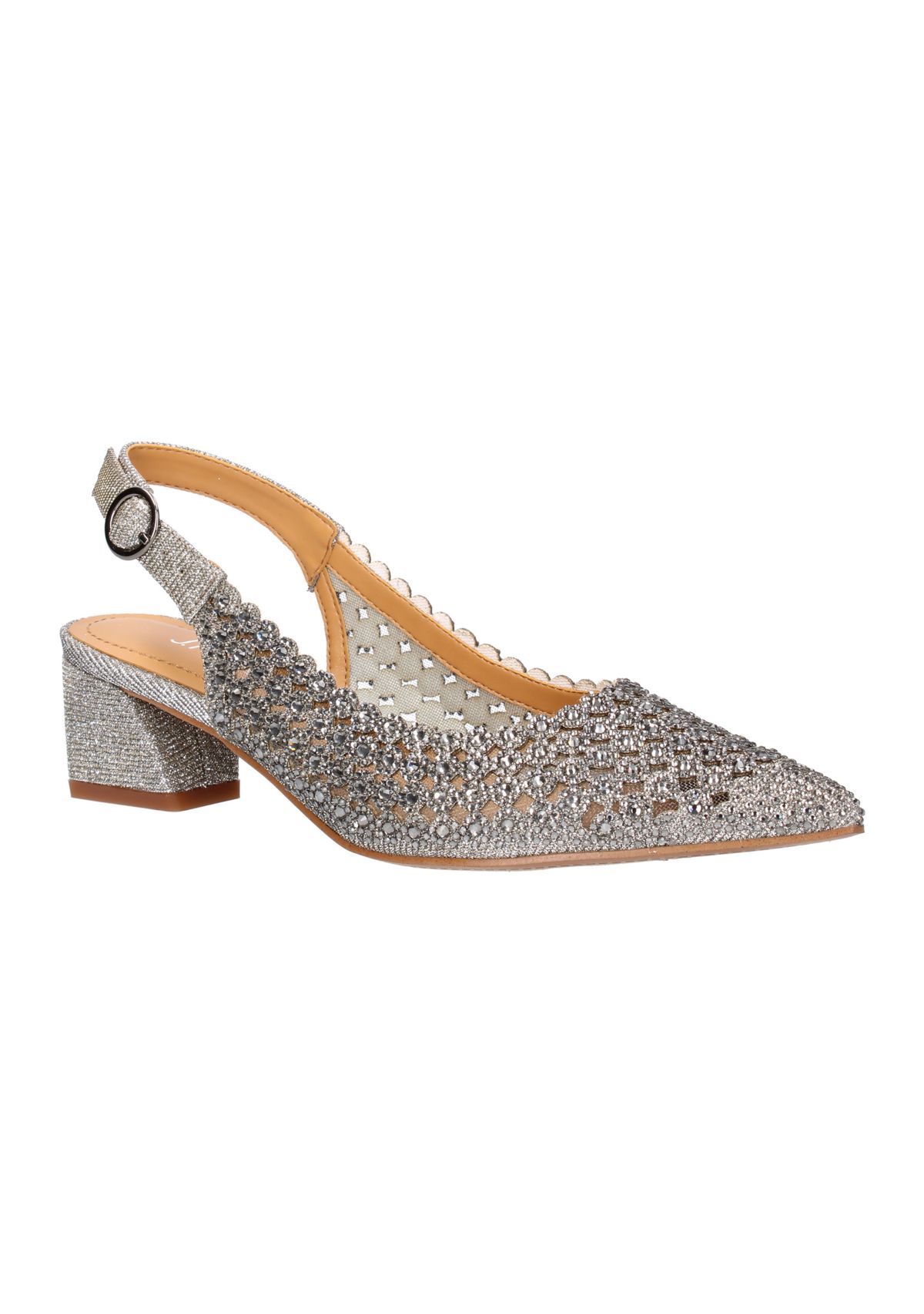 Pranil Sparkle Slingback Heels