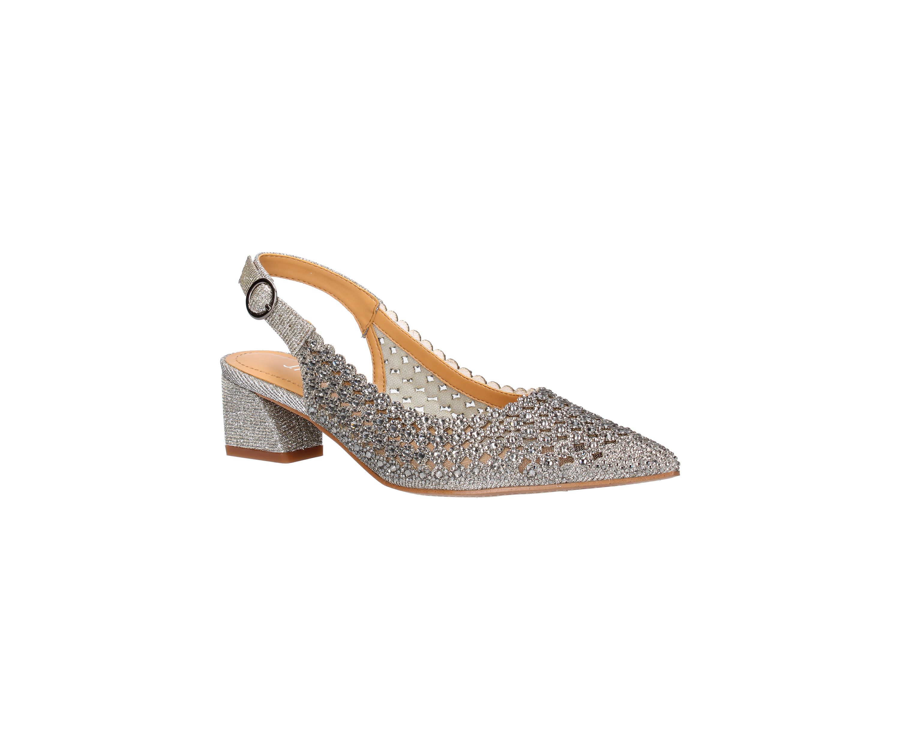 Pranil Sparkle Slingback Heels