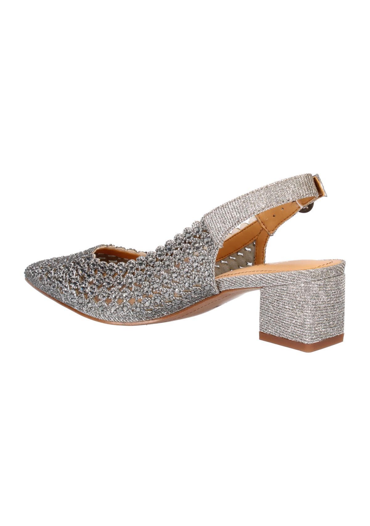 Pranil Sparkle Slingback Heels